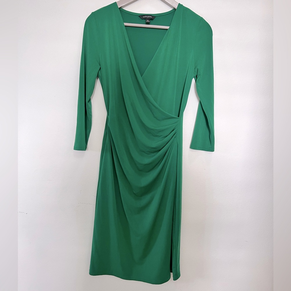 BR Green Wrap Dress / Size Small